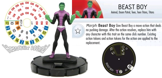 HeroClix DC 75th Spoilers Beast Boy