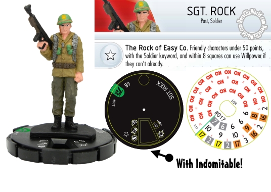 HeroClix Spoilers DC 75th Sgt Rock Spoilers