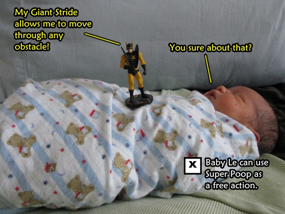 Baby Le vs HeroClix