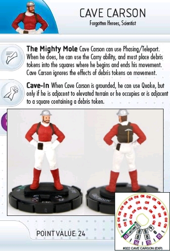 HeroClix Cave Carson