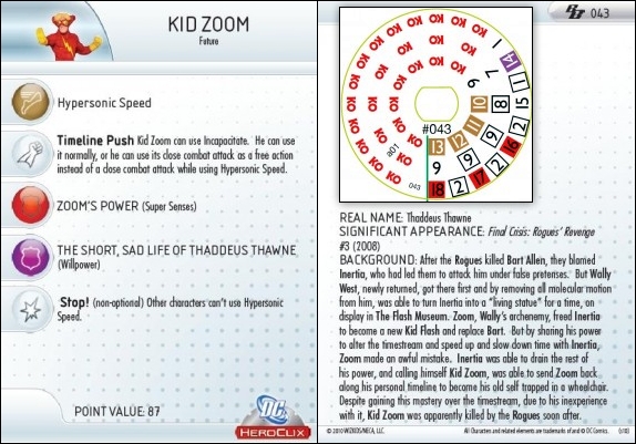 HeroClix Kid Flash