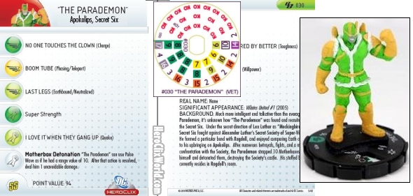 HeroClix Parademon