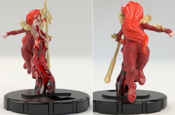 HeroClix Blackest Night Mera HeroClix Blackest Night Mera
