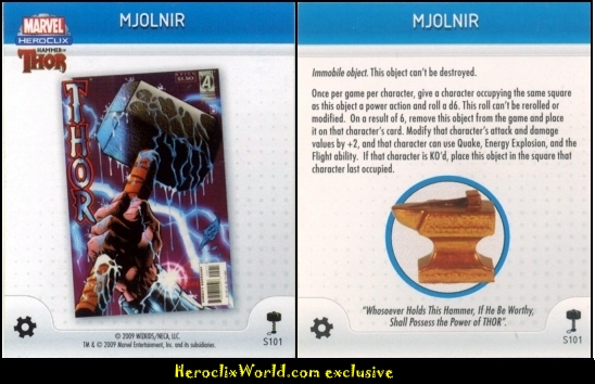 HeroClix Hammer of Thor Mjolnir HeroClix Hammer of Thor Mjolnir