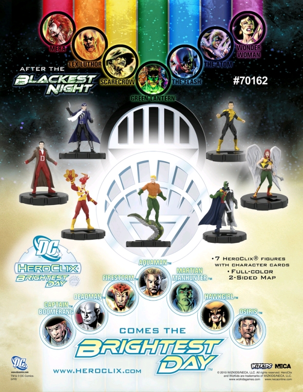 Brightest Day Poster HeroClix