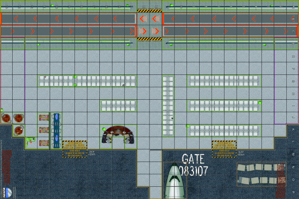 HeroClix DC 75th Airport Map