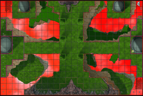 Hawkworld HeroClix map