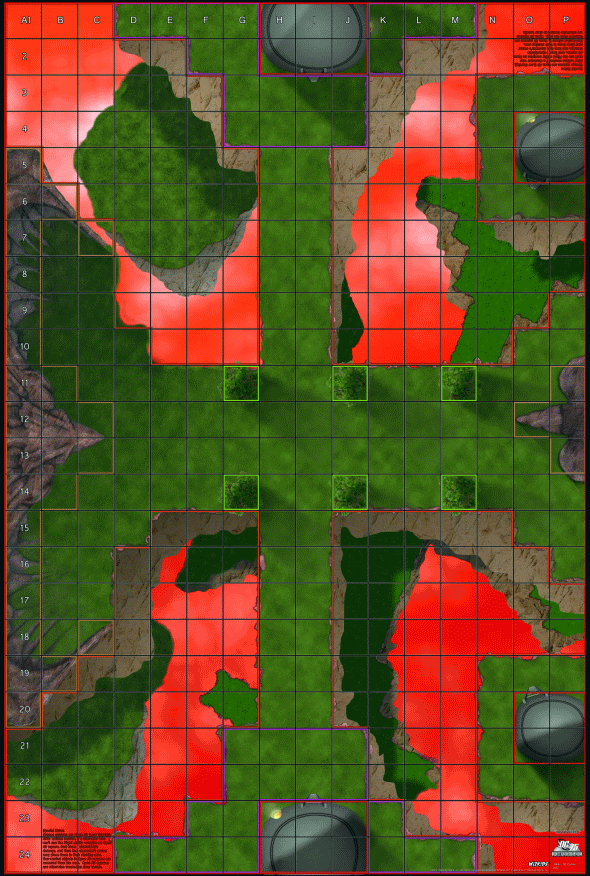 Hawkworld HeroClix map Hawkworld HeroClix map
