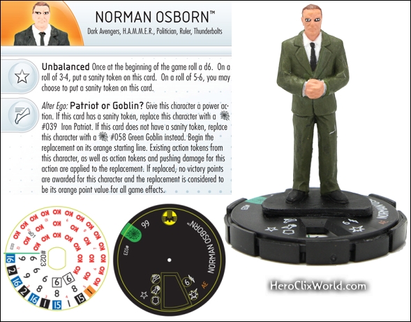 Norman Osborn HeroClix Web of Spiderman