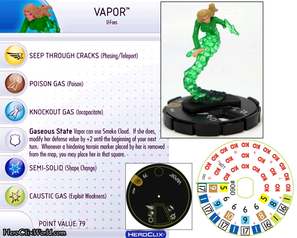 Web of Spiderman HeroClix Vapor