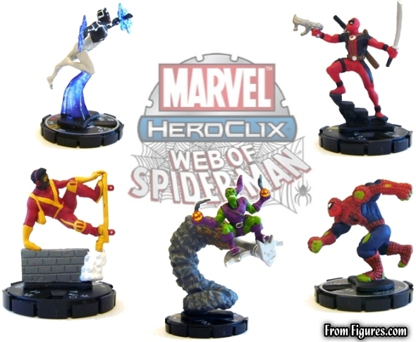 web of Spider-Man HeroClix Spoilers