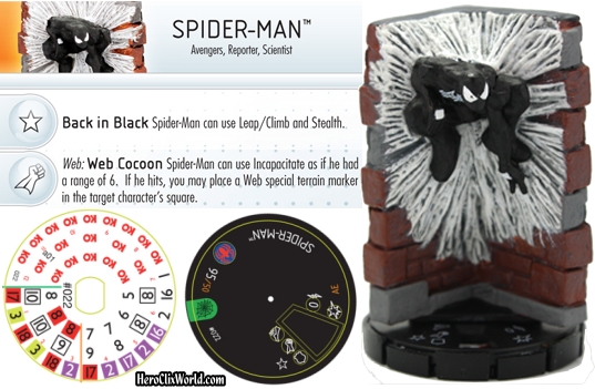 HeroClix Web of Spider-Man Black HeroClix Web of Spider-Man Black