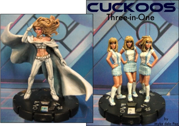 HeroClix custom white Queen cuckoos