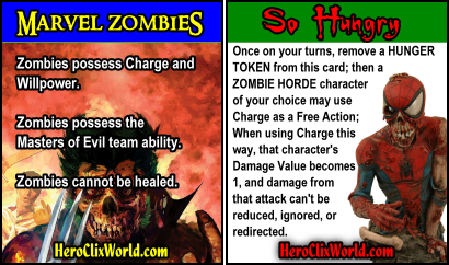 Marvel Zombies Cards HeroClix Marvel Zombies Cards HeroClix