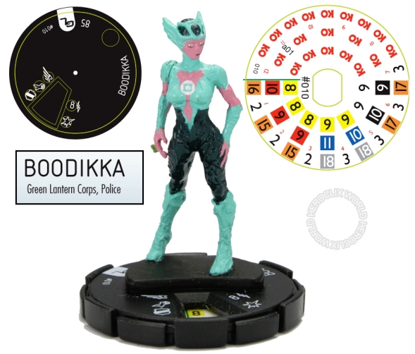 HeroClix Boodikka Green Lantern Preview