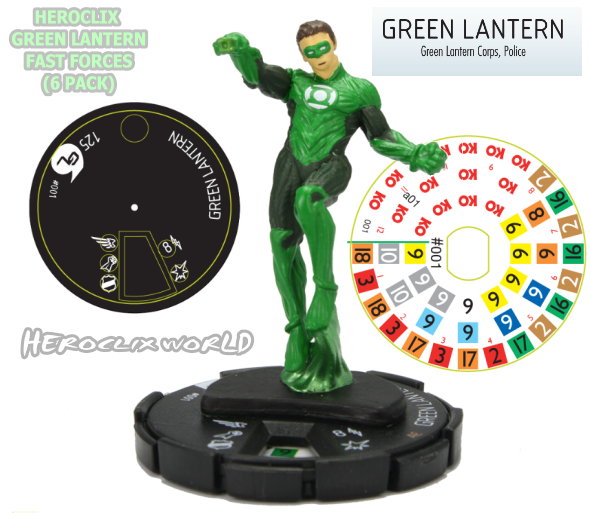 HeroClix Fast Forces Preview Green Lantern