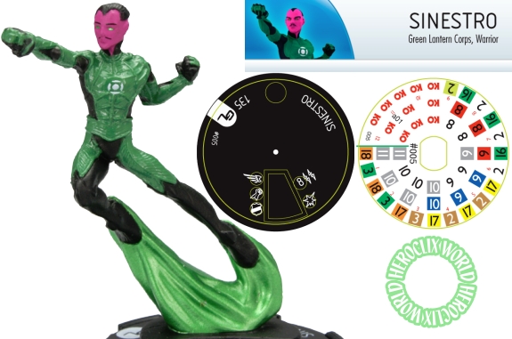 HeroClix Green Lantern Spoilers Sinestro