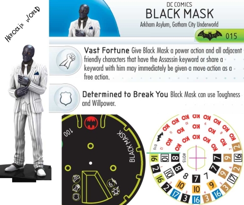 Batman Arkham Origins Black Mask Dial Batman Arkham Origins Black Mask Dial