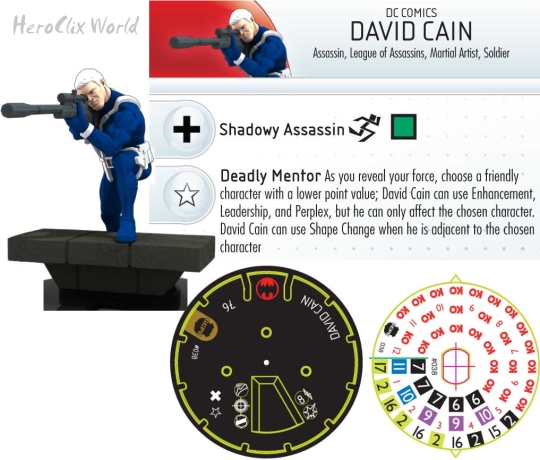 HeroClix Streets of Gotham Team Pack: David Cain HeroClix Streets of Gotham Team Pack: David Cain