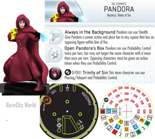 HeroClix Pandora Dial Convention Exclusive HeroClix Pandora Dial Convention Exclusive