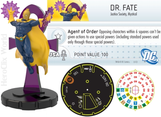 HeroClix Dr Fate Convention Exclusive Dial HeroClix Dr Fate Convention Exclusive Dial