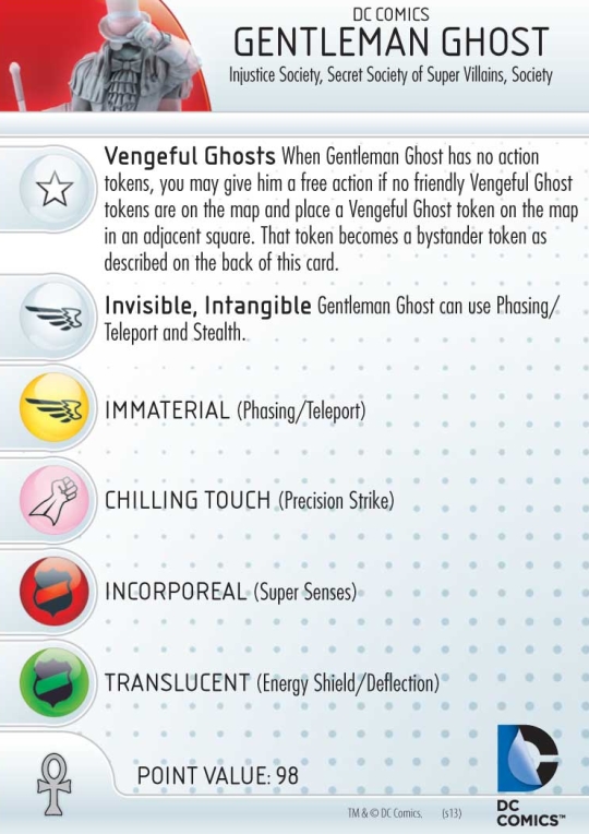 Gentlman Ghost HeroClix