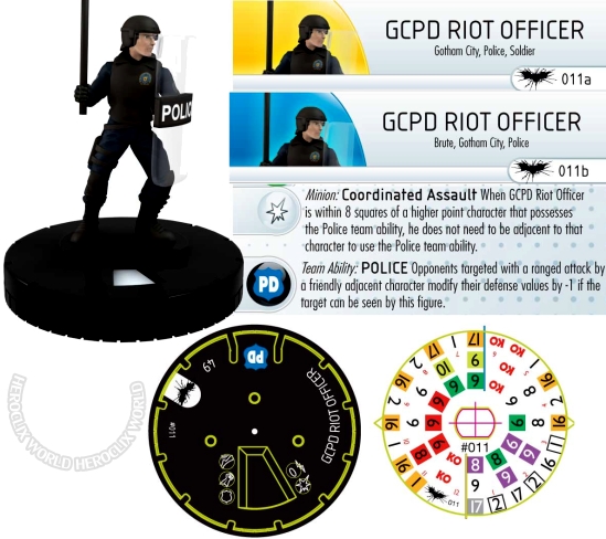 HeroClix GCPD Riot Officer