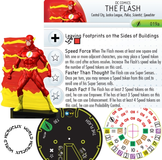 DC Heroclix The Flash 019b Bizarro Flash Prime 