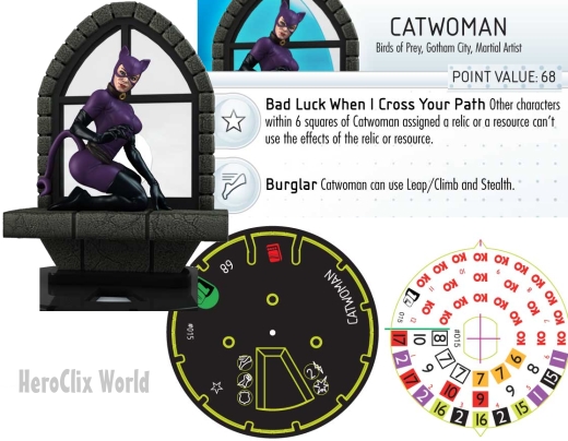 HeroClix DC Catwoman Dial HeroClix DC Catwoman Dial
