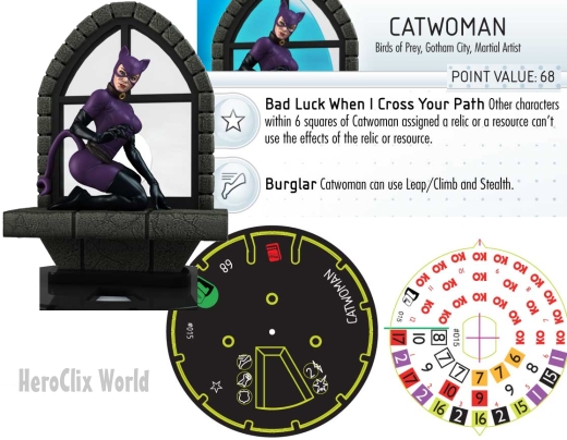 HeroClix DC Catwoman Dial