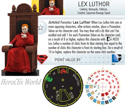 HeroClix Lex Luthor DC 10th Anniversary HeroClix Lex Luthor DC 10th Anniversary