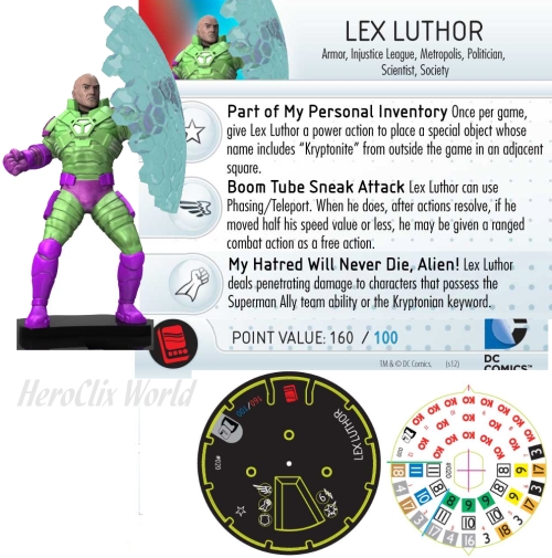 HeroClix Lex Luthor DC 10th Anniversary HeroClix Lex Luthor DC 10th Anniversary