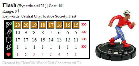 HeroClix Flash Dial Hypertime