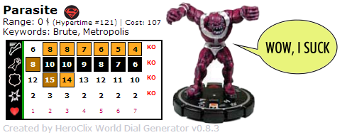 Worst HeroClix Ever - Parasite Worst HeroClix Ever - Parasite
