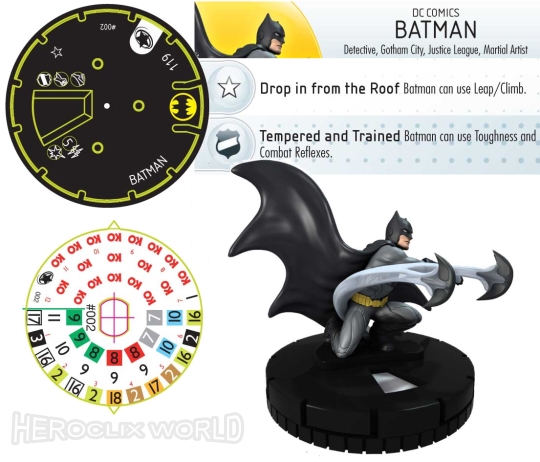 Batman HeroClix justice League Dial new 52