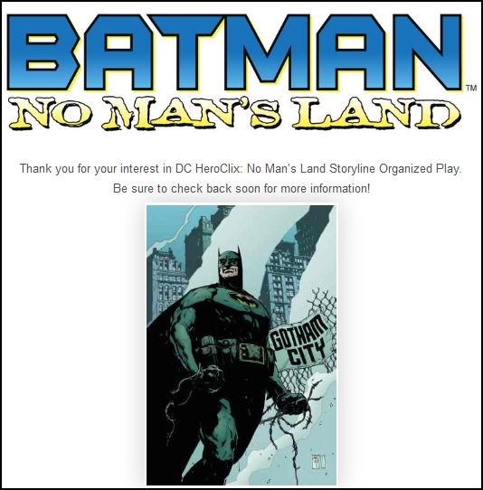 HeroClix Batman No Man's Land