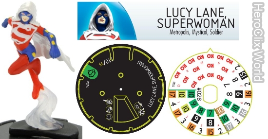 HeroClix Lucy Lane Superman dial