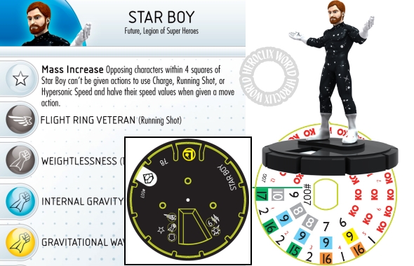 Heroclix Star Boy Dial