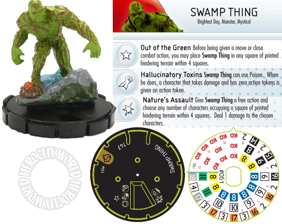 Swamp Thing HeroClix dial