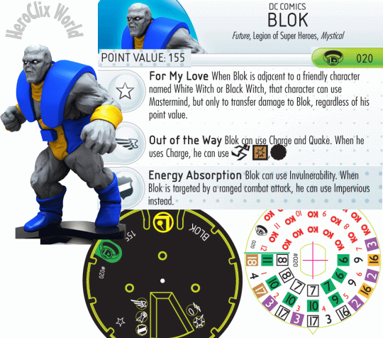 HeroClix Blok Dial