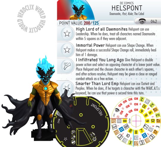 HeroClix Helspont dial Legion of Superheroes