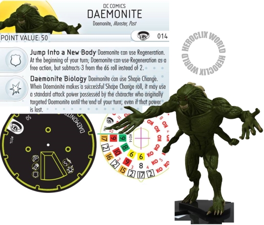 HeroClix Daemonite dial HeroClix Daemonite dial