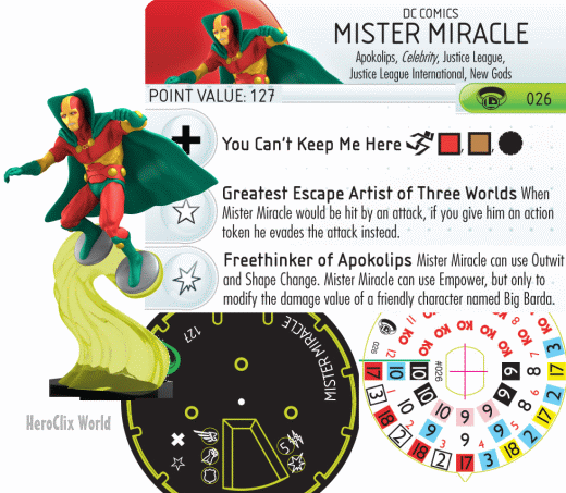 HeroClix Mister miracle HeroClix Mister miracle