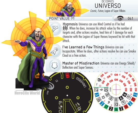 Heroclix Universo Dial Spoiler