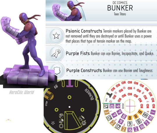 HeroClix Bunker Dial HeroClix Bunker Dial