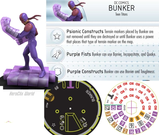 HeroClix Bunker Dial