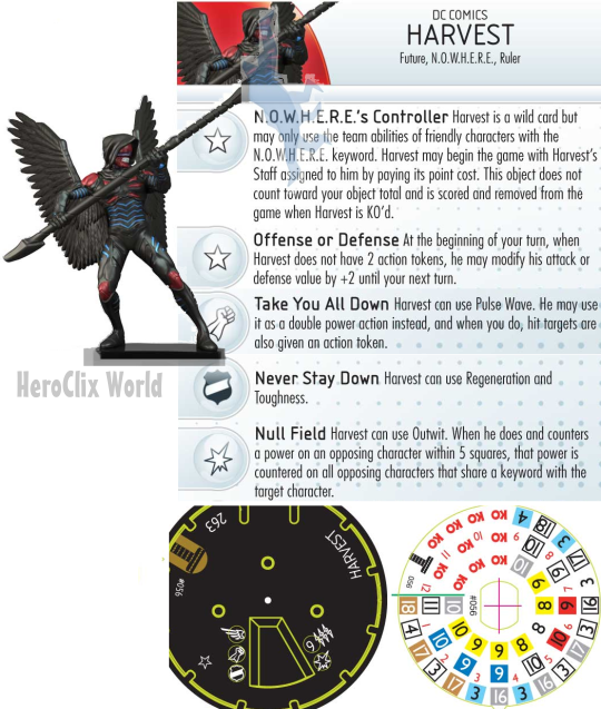 HeroClix Harvest Dial