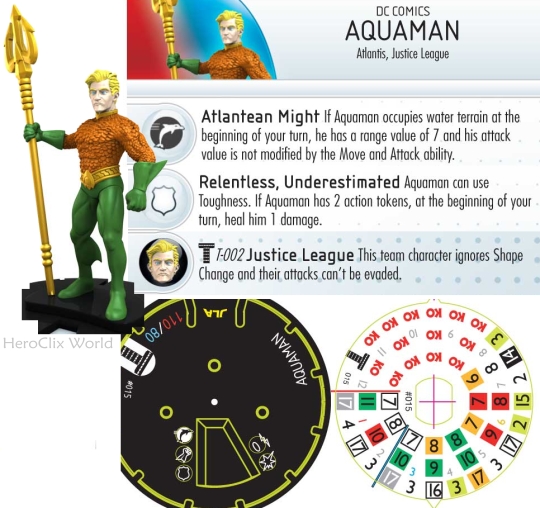 HeroClix Aquaman Dial