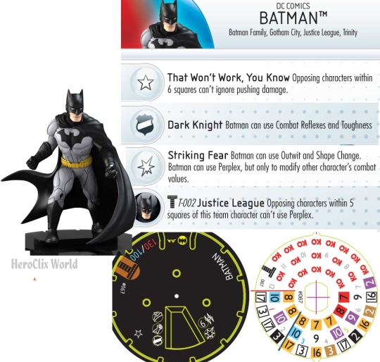 HeroClix Batman Figure