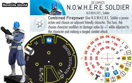HeroClix Nowhere soldier